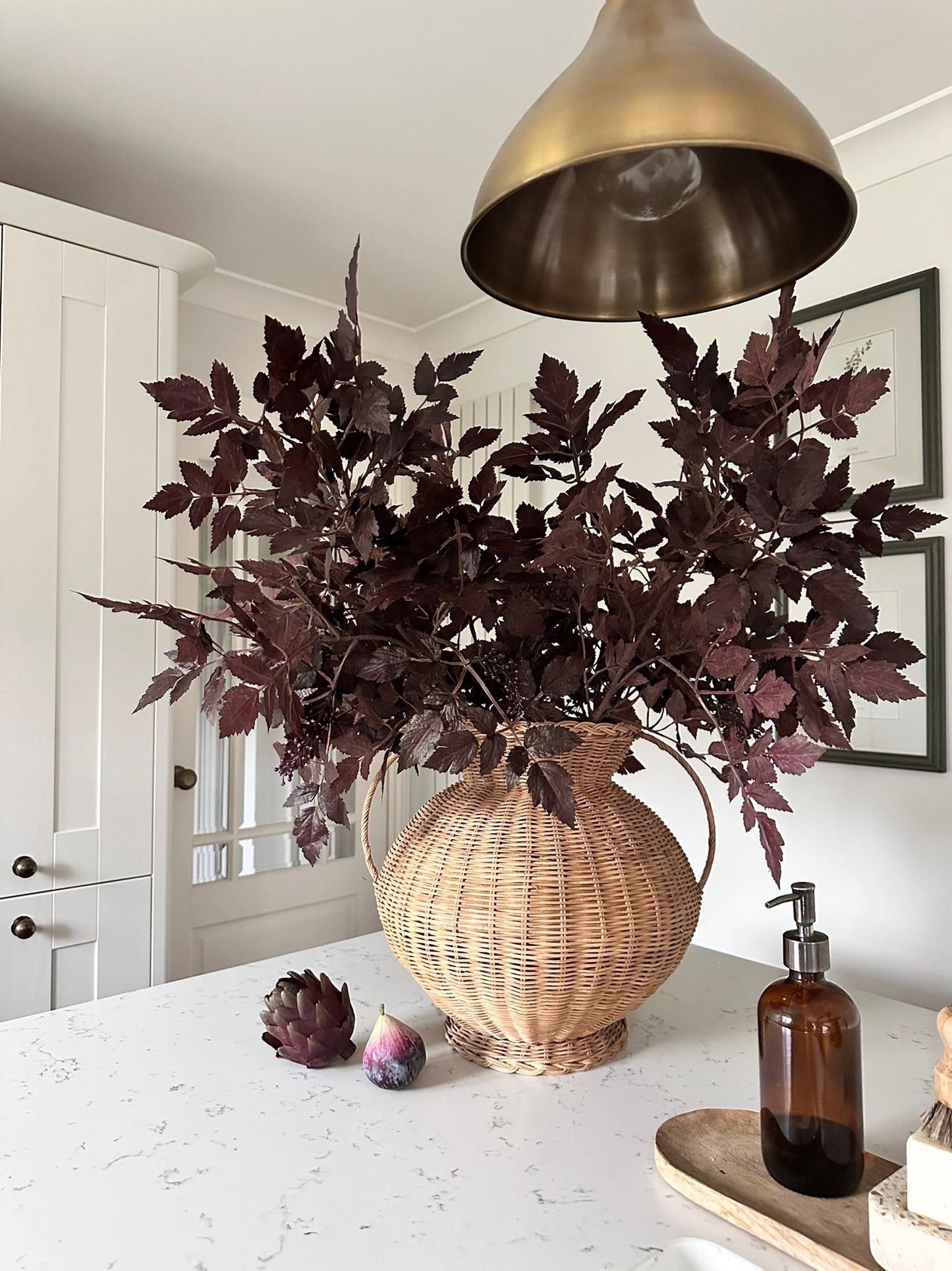 Luxury Burgundy Cimcifuga Autumn Branch