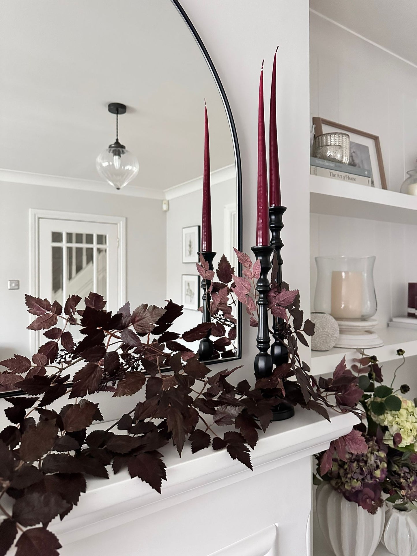 Luxury Cimcifuga Autumn Burgundy Garland