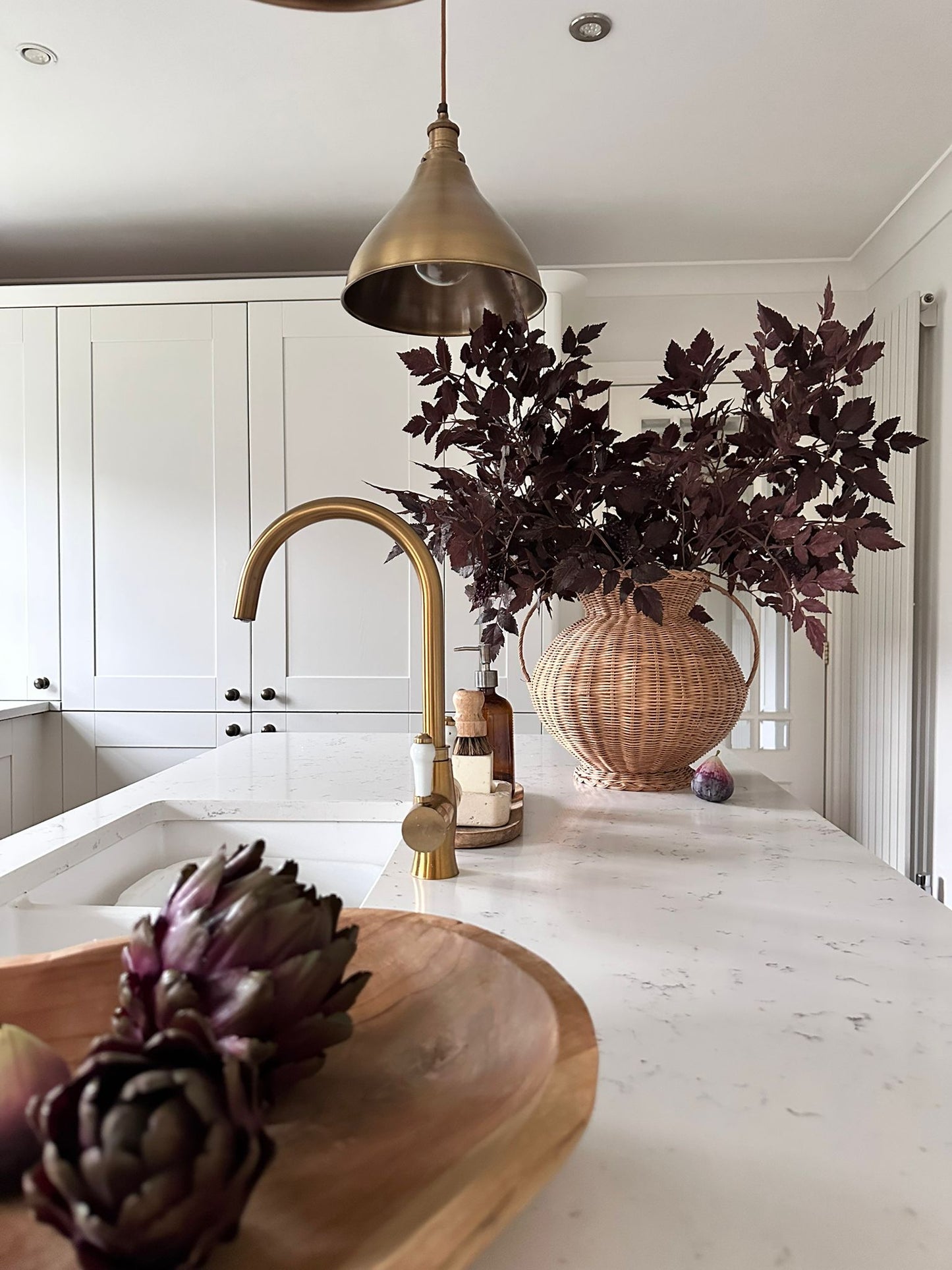 Luxury Burgundy Cimcifuga Autumn Branch