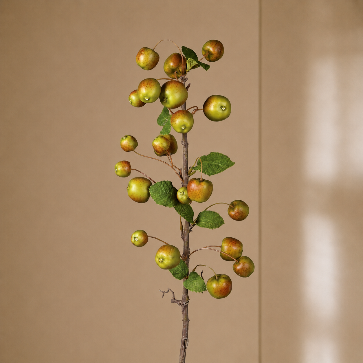 Faux Crab Apple Spray – Realistic Artificial Autumn Berry Stem