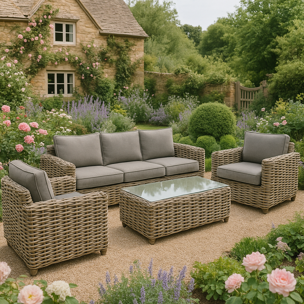 Amalfi Collection Outdoor Five Seater Set