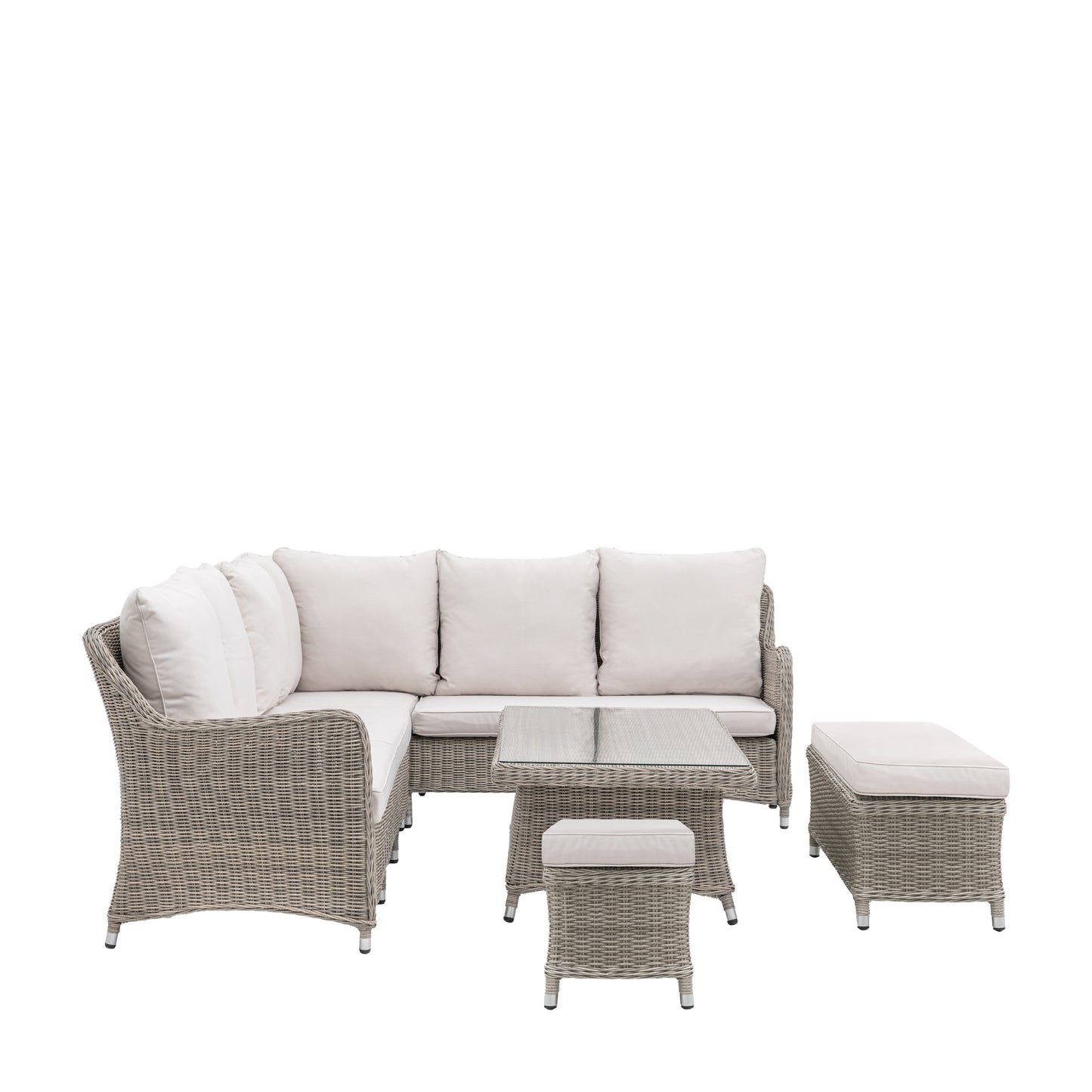 9 Seater Ascot Corner Dining Set With Rising Table