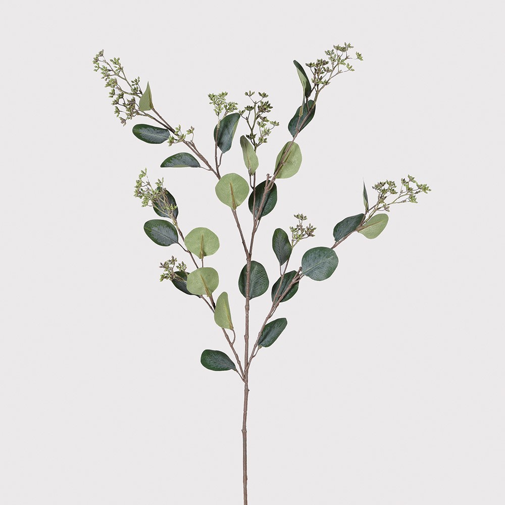 Faux Seeded Eucalyptus Stem – Realistic Artificial Greenery