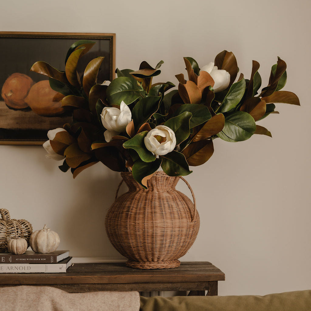 Magnolia Grove Faux Leaf Spray