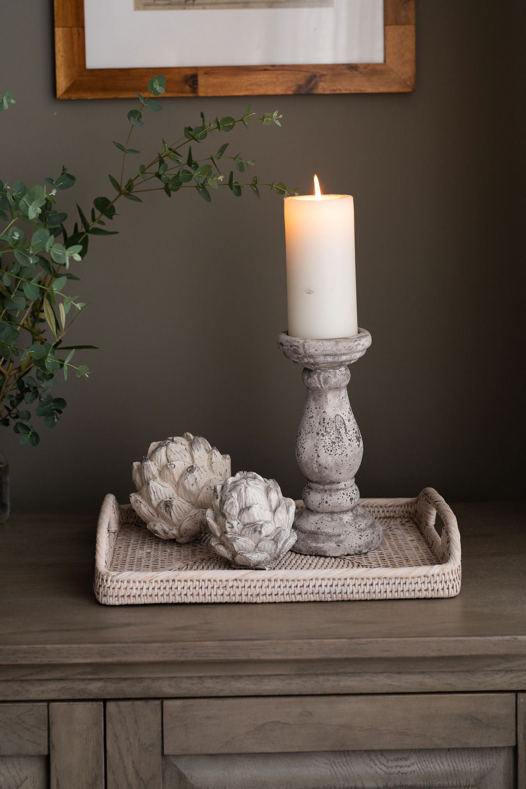 (Slight Seconds) Rattan Tray