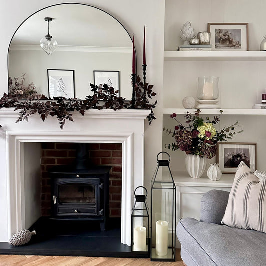 Luxury Cimcifuga Autumn Burgundy Garland