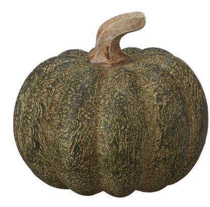 Set of 3 Cast Resin Pumpkins – Luxury Mixed Colour Decor