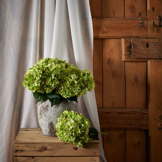Green Artificial Hydrangea Bouquet