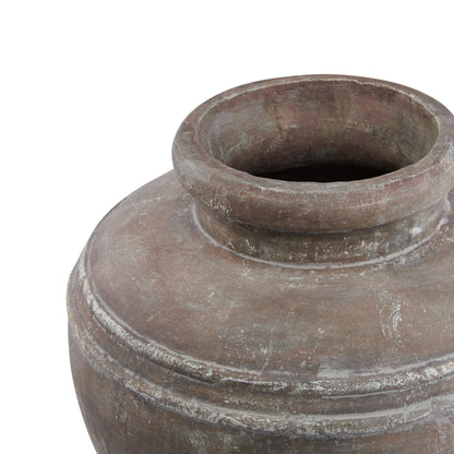 Terracotta Rustic Brown Roman Style Water Pot Small