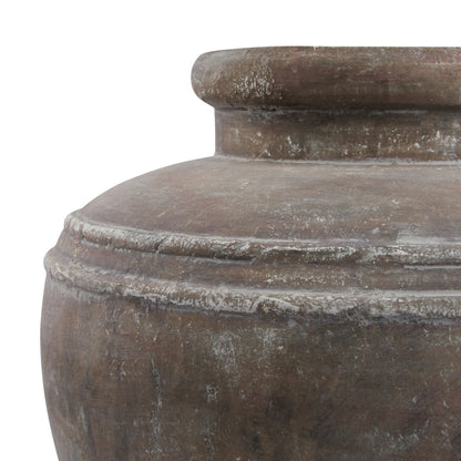 Terracotta Rustic Brown Roman Style Water Pot Small