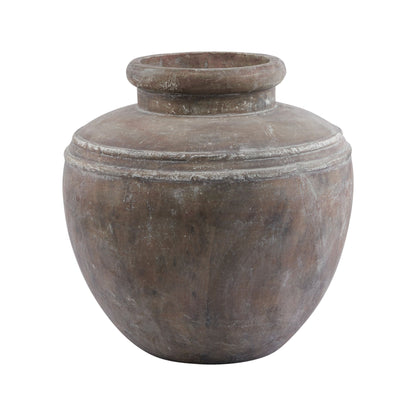 Terracotta Rustic Brown Roman Style Water Pot Small