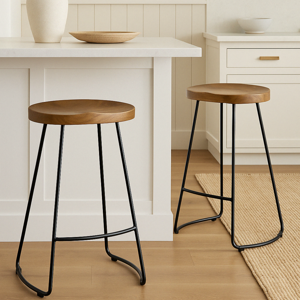 Wooden Kitchen Bar Stool