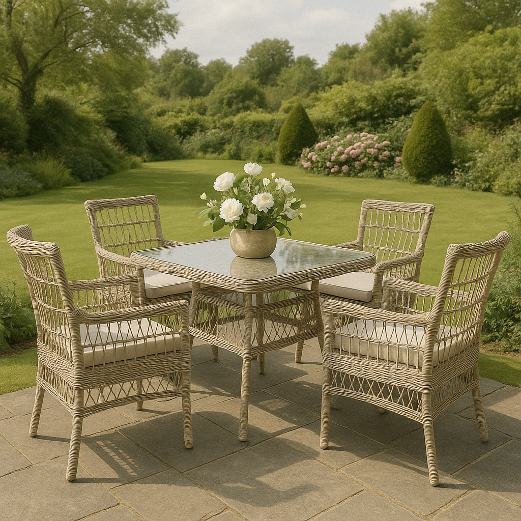 Provence Collection Outdoor 4 Seater Dining Set