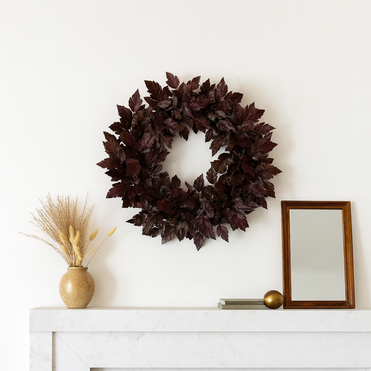 Luxury Cimicifuga Autumn Leaf Wreath