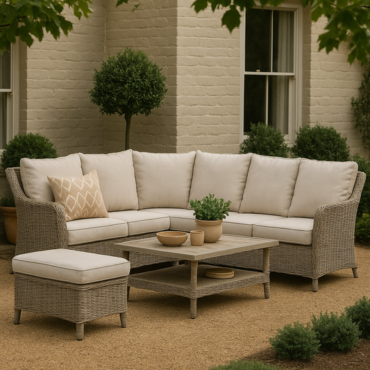 9 Seater Ascot Corner Dining Set With Rising Table