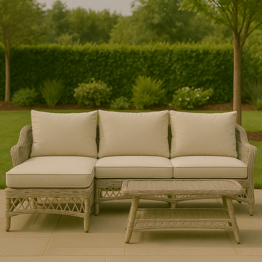 Rattan Chaise Garden Sofa