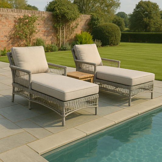 Provence Collection Outdoor Sun Lounger Set