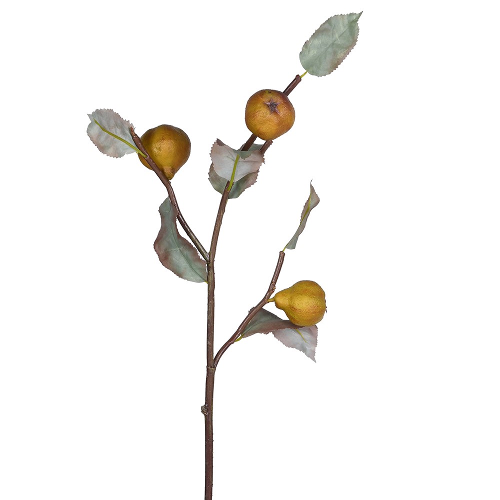 Dry Look Artificial Quince Stem