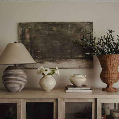 Rattan Urn & Olive Stem Bundle Worth £187 Bundle Price £150.00