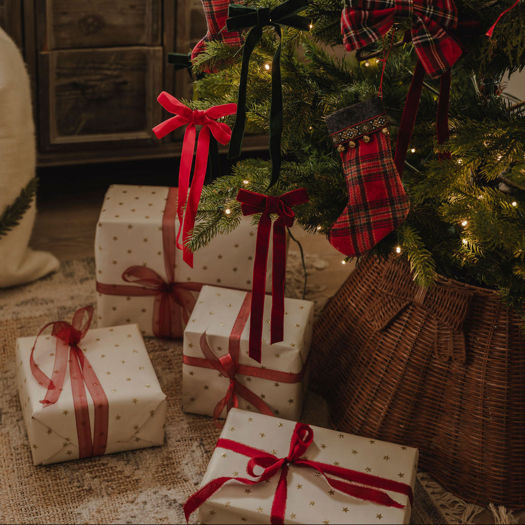 Seagrass Tree Skirt with Bow