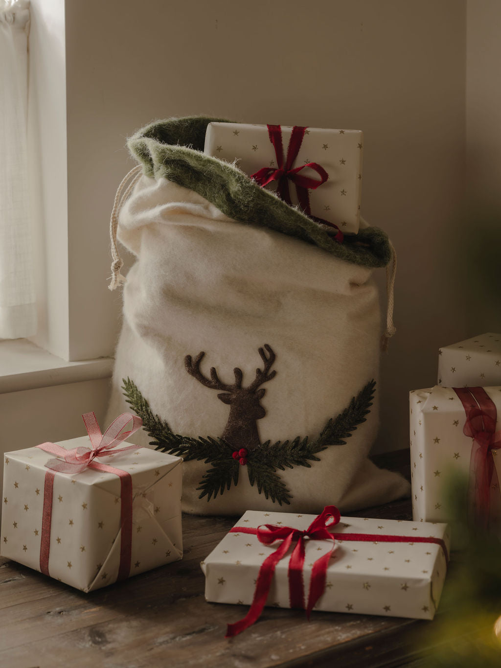 Reindeer Gift Sack