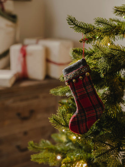 Set of 2 Tartan Stockings