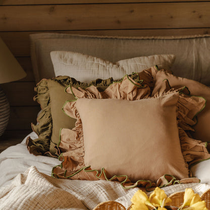 Large Ruffle Cushion Cover