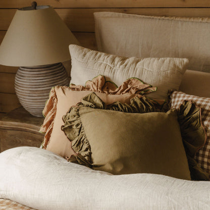 Large Ruffle Cushion Cover