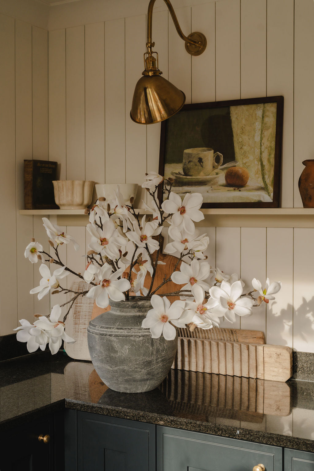 Artificial White Magnolia