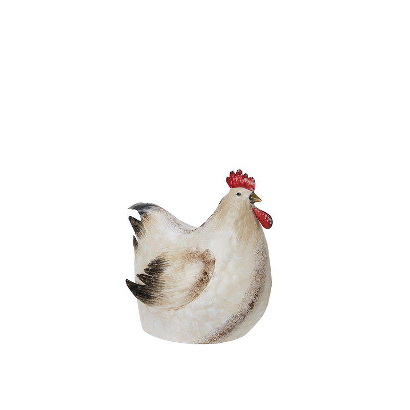 Ceramic Rooster and Hen Set