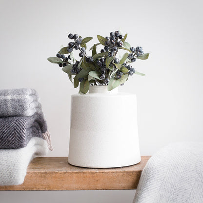 faux berry eucalyptus stem